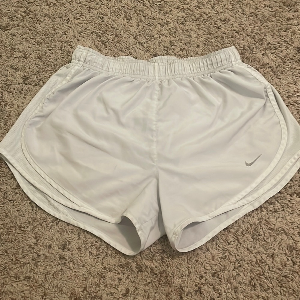 Nike Dri-fit shorts, white, M